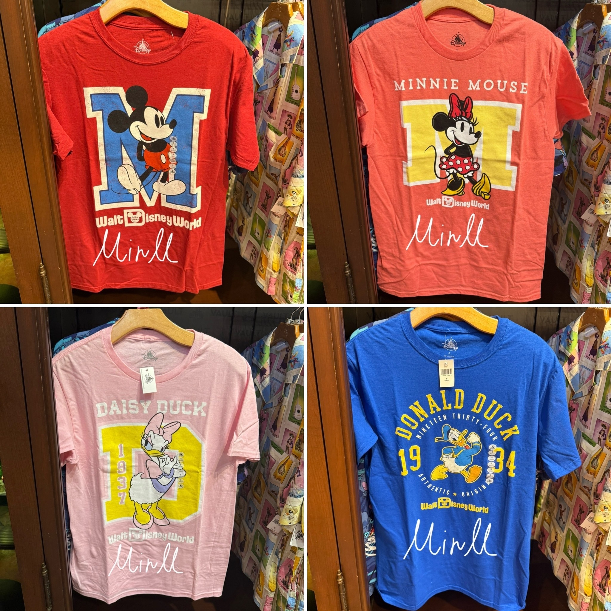 Disney】US Disney Parks ミッキー＆フレンズ 男女兼用Tシャツ