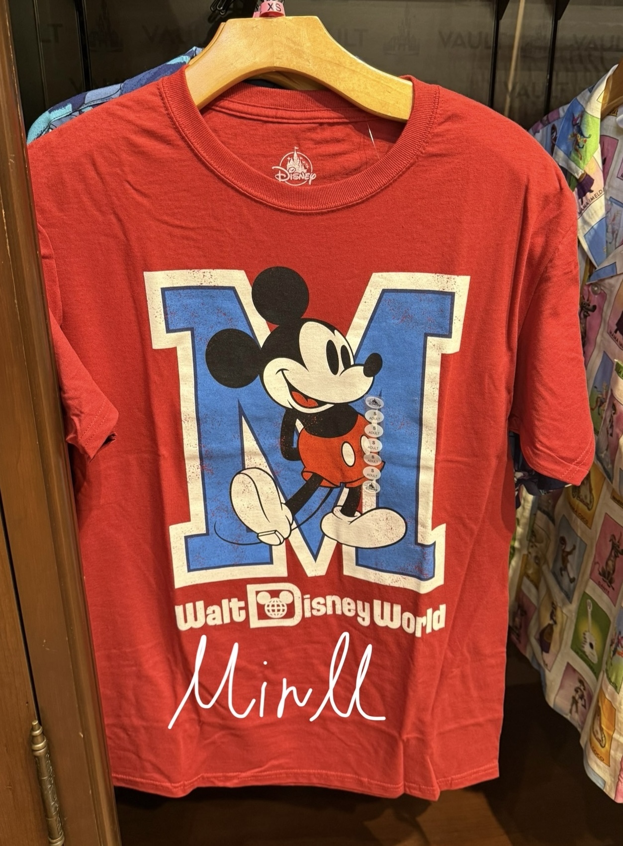 0795D DISNEY PARKS Tシャツ 男性
