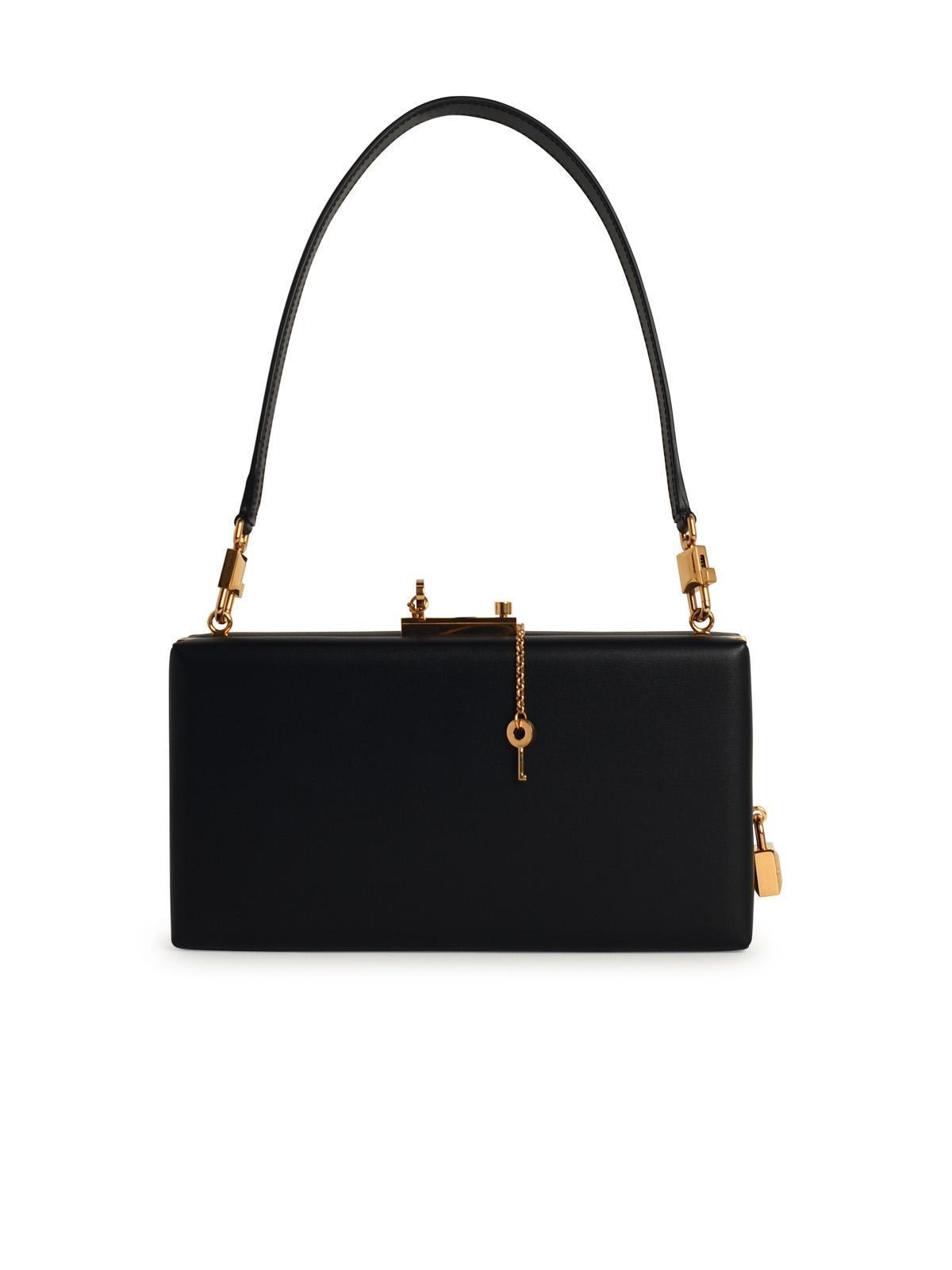 【送料&関税込】Dolce & Gabbana Black Leather Bag