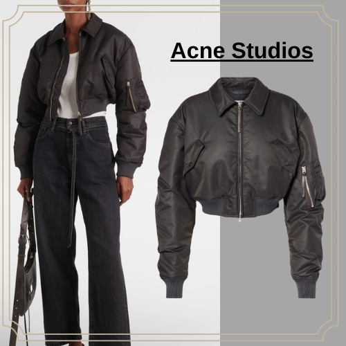 【Acne Studios】クロップド ボンバー ジャケット