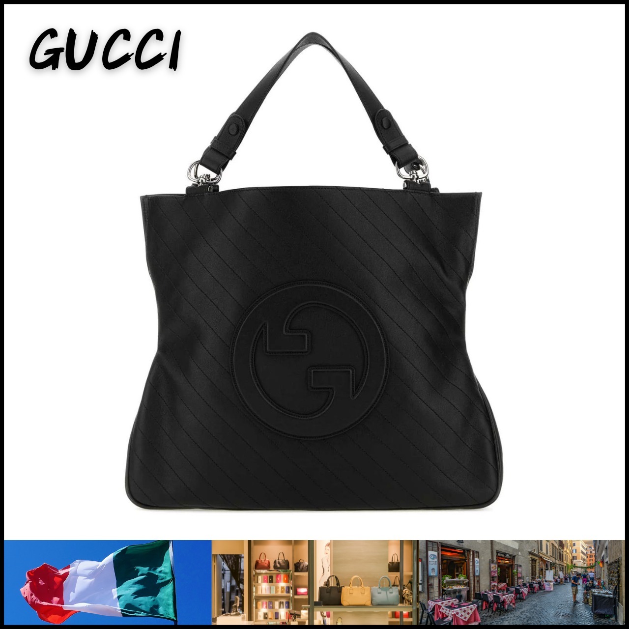 Gucci グッチ インターロッキング G トップ ハンドル バッグ