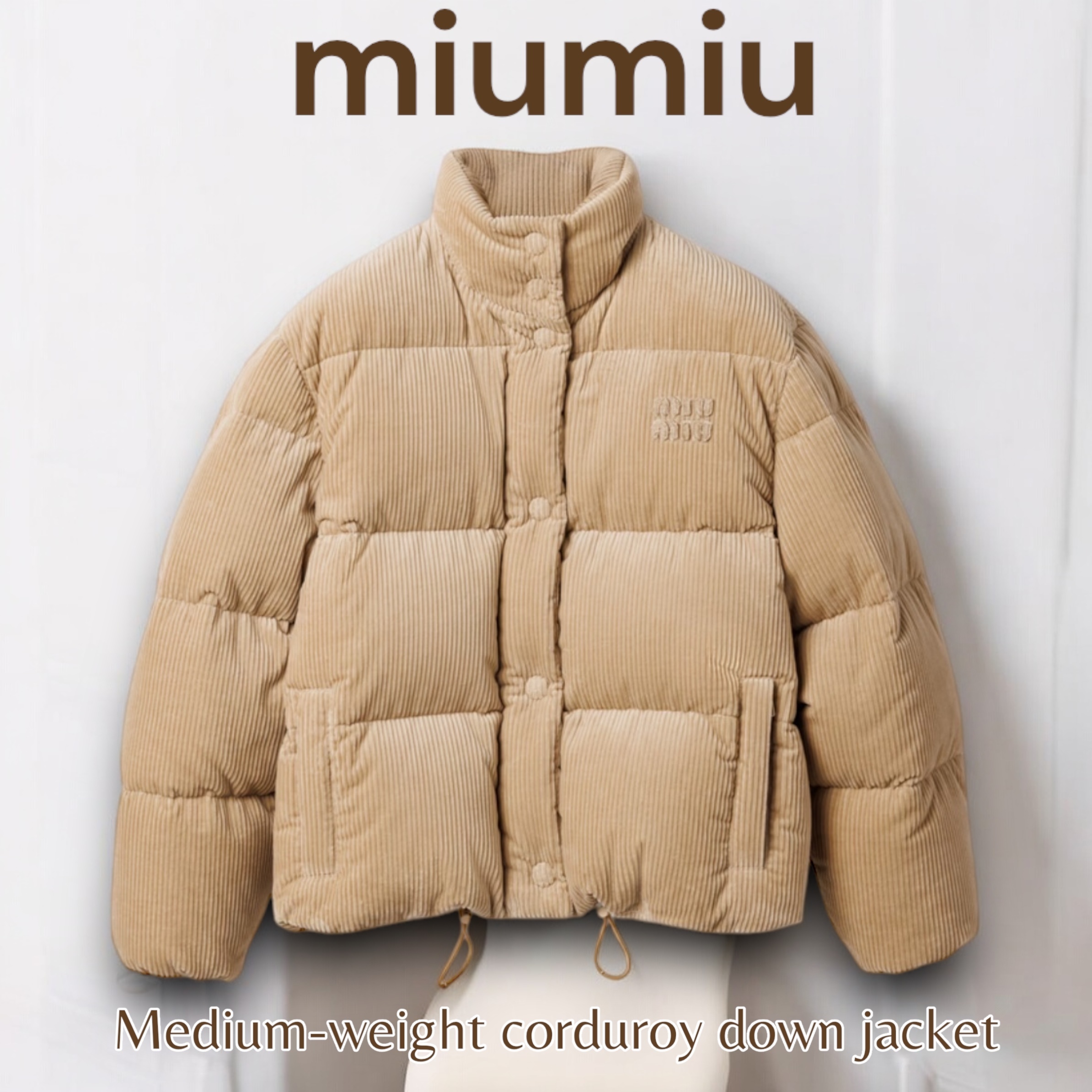 MiuMiu＊Medium-weight corduroy コーデュロイ ジャケット＊送込