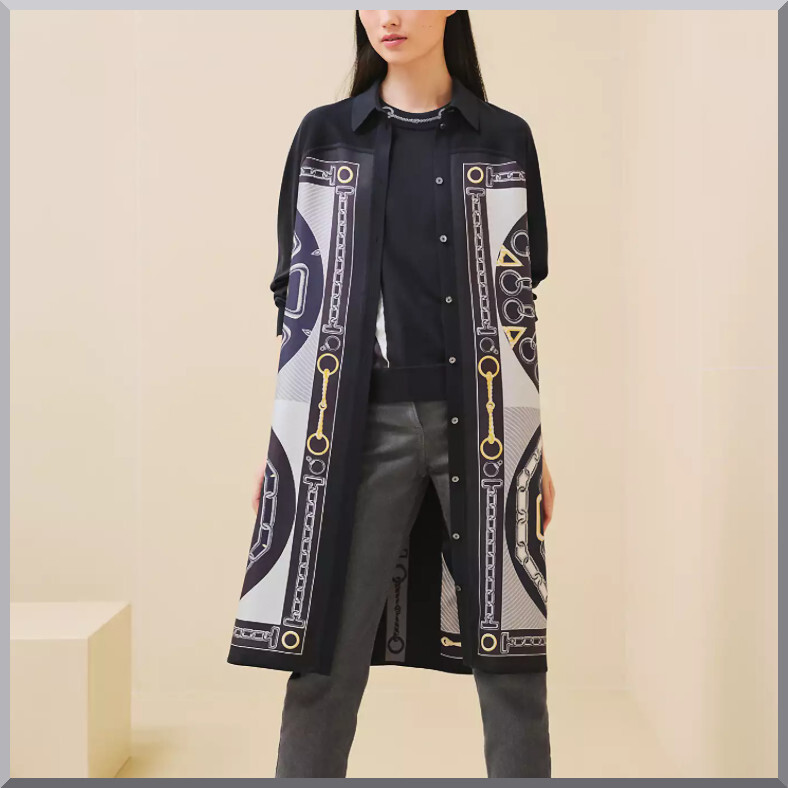 《新作★日本未入荷★》HERMES カレイドスコープ ベルトドレス