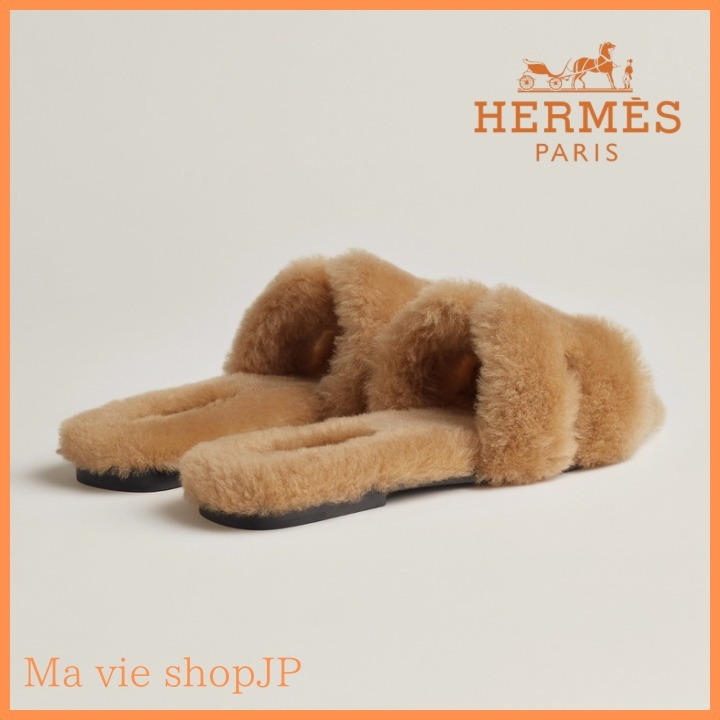 肌触り◎ふわふわ素材【HERMES】エルメス サンダル《オラン》