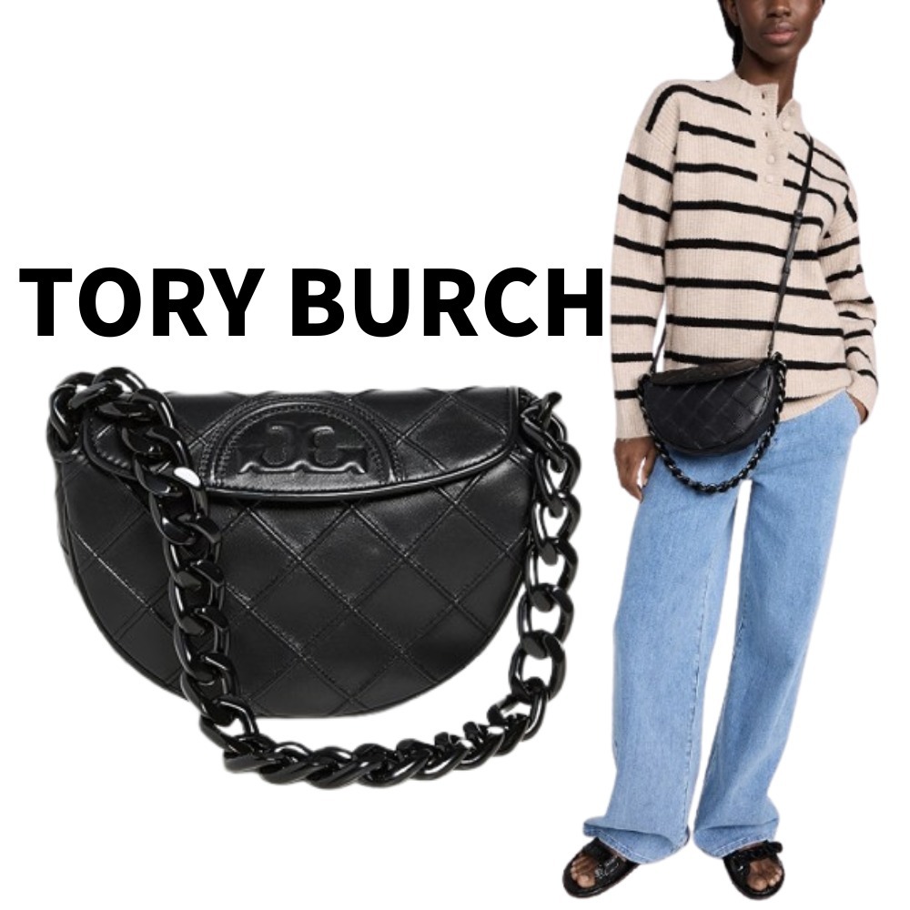 【Tory Burch】Fleming Soft Mini Crescent Bag