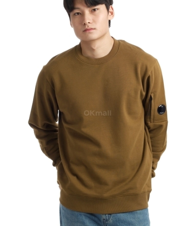 CP COMPANY｜ (Diagonal Raised Fleece Crew Neck Sweatshir