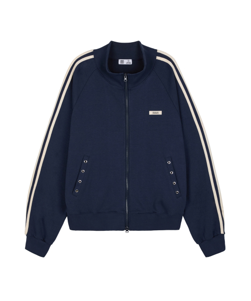 アウターその他 ROCKCAKE Beige Label Eyelet Track Top Navy RC24JK01800