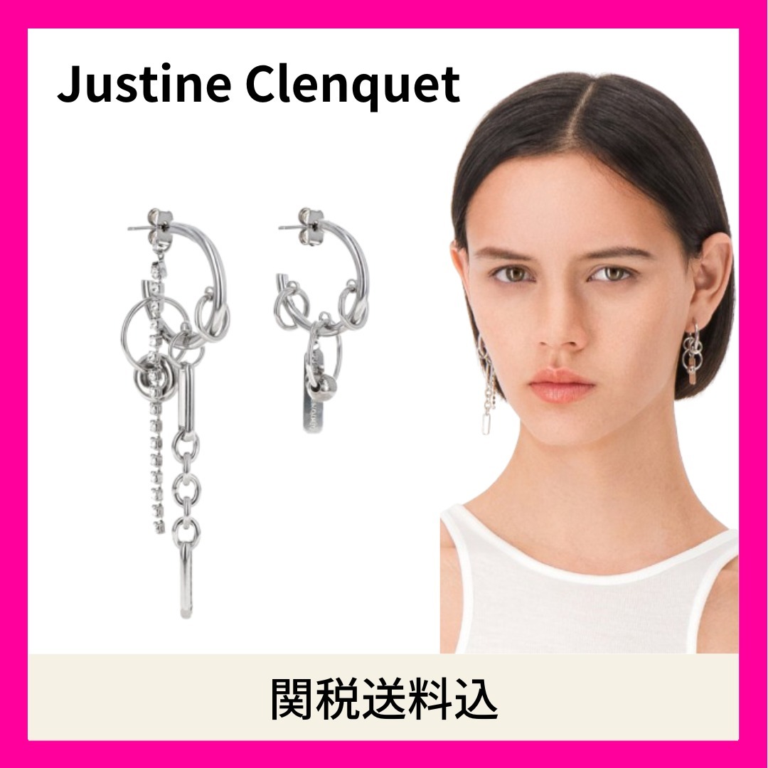【Justine Clenquet】大人気★Iris Crystal アイリスピアス