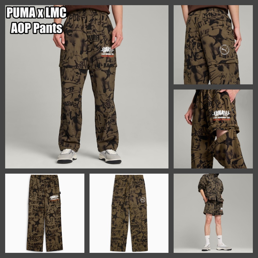 【PUMA x LMC】◆AOP Pants Wild Willow◆626567-40◆