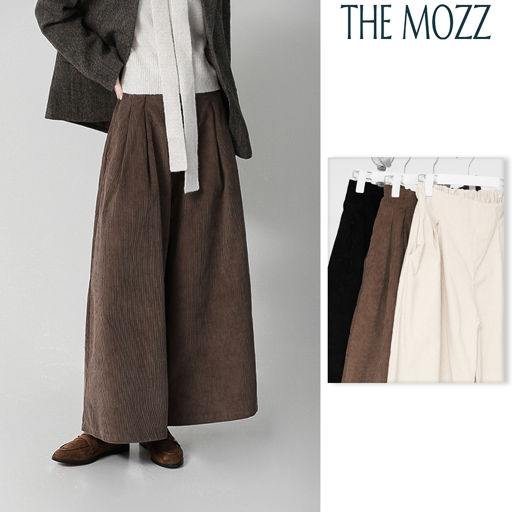 【THE MOZZ】Herry Corduroy Pintuck Pants