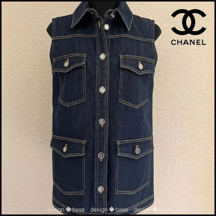 長めの丈♡オールシーズン活躍【CHANEL】デニムベスト