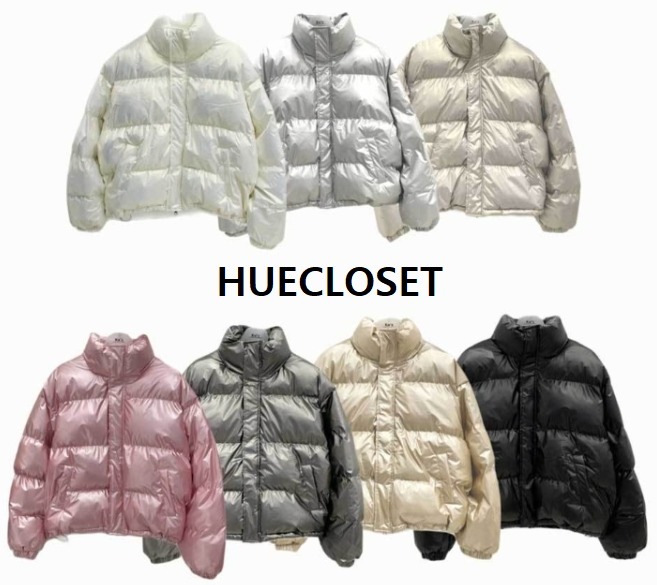 ジャケットその他 HUECLOSET High Glossy Similar Padded Jumper SE429