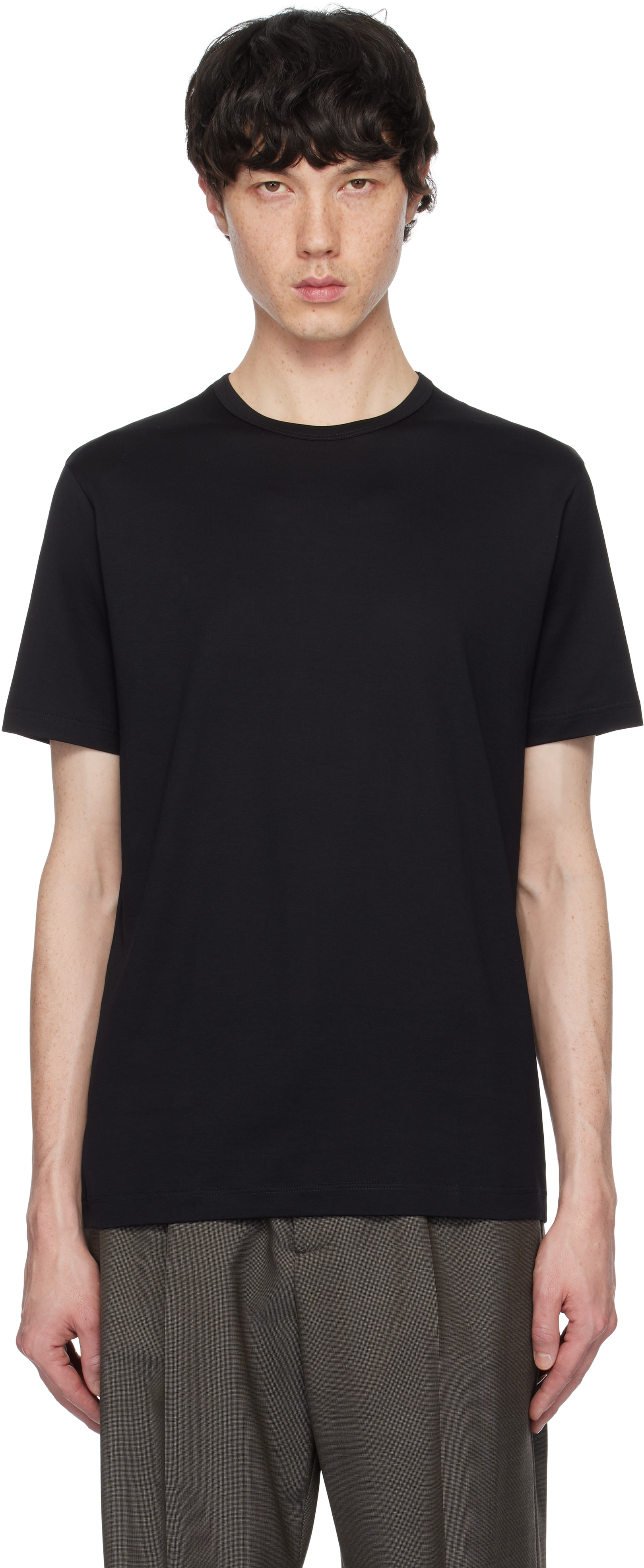 【関税込み】Sunspel ブラック Classic Tシャツ