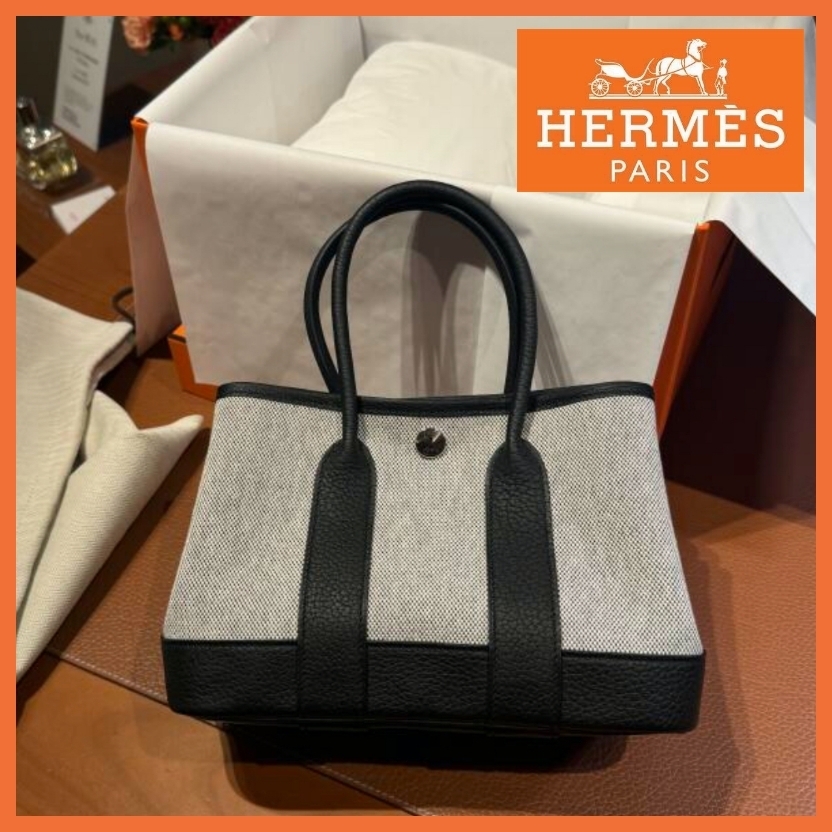 〈リュクス♪〉HERMES ミニガーデンパーティバッグ