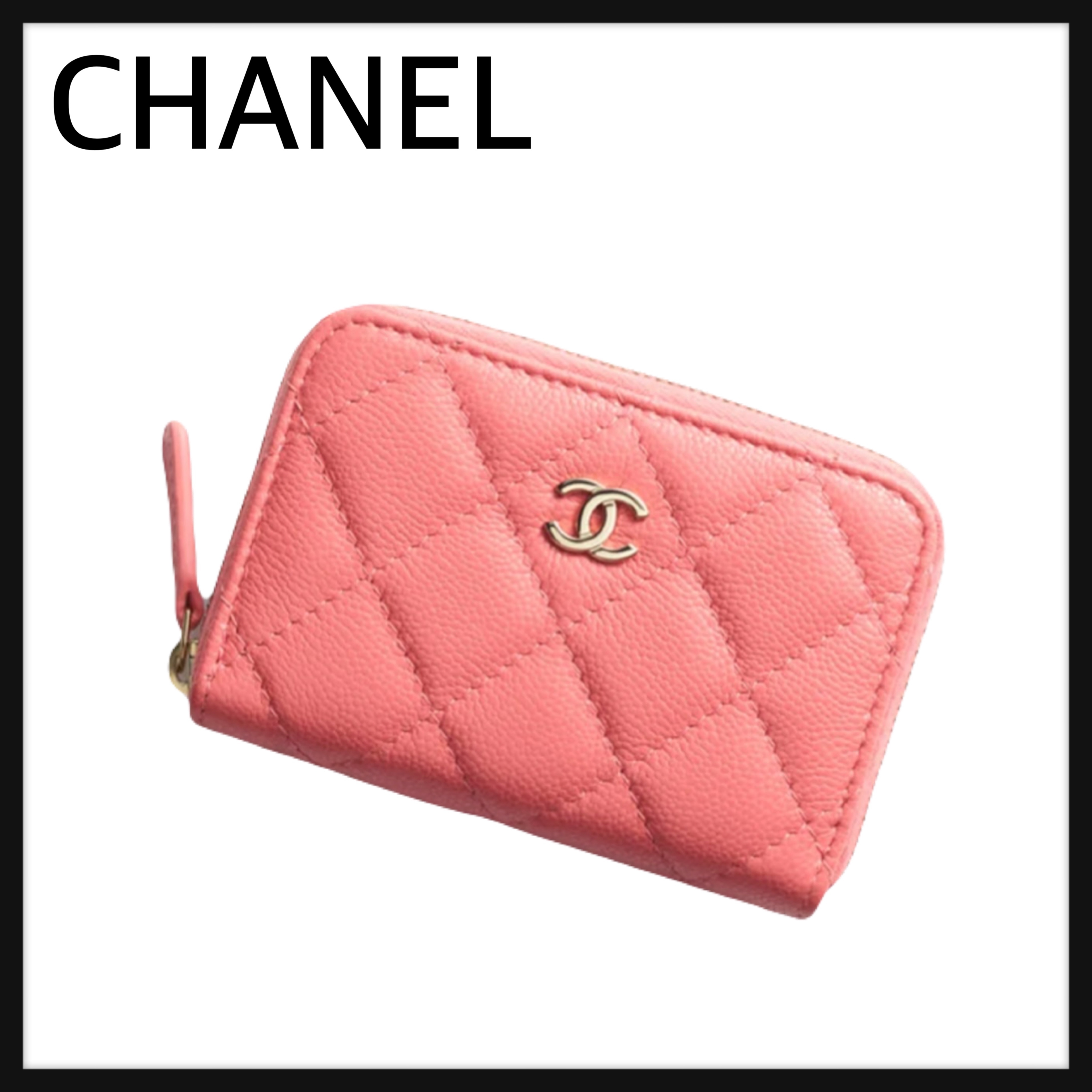 大人気♪CHANEL シャネル クラシックジップコインパース ピンク
