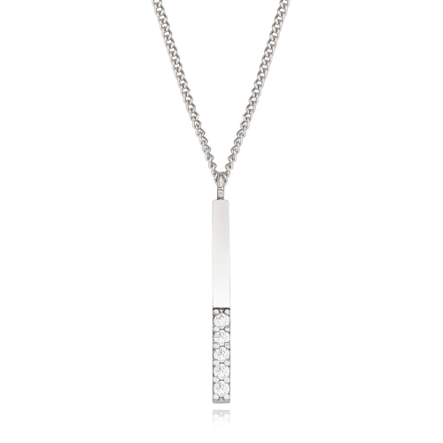 ネックレス・ペンダント STONEHENgE silver long stick cubic necklace