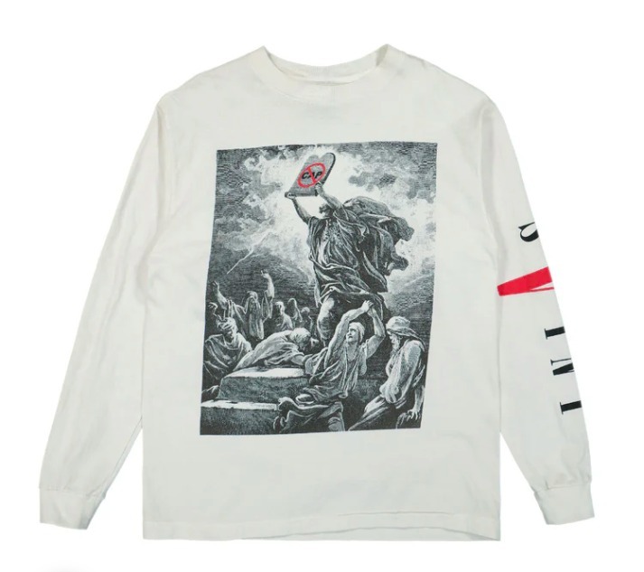 人気【Saint Mxxxxxx 】x VLONE ロゴ ロングTシャツ