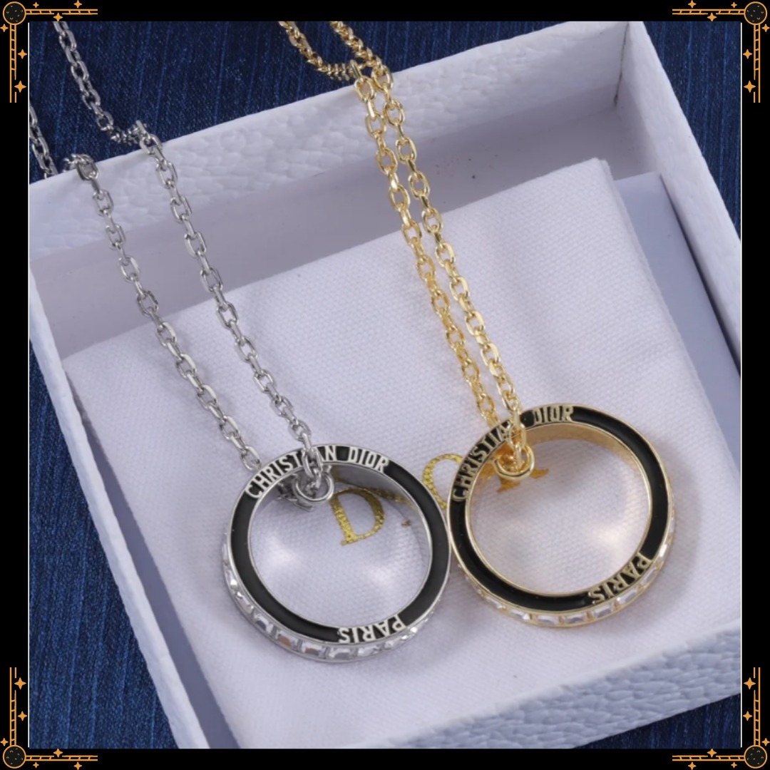 【洗練されたスタイルの】DIOR Night Code リングネックレス
