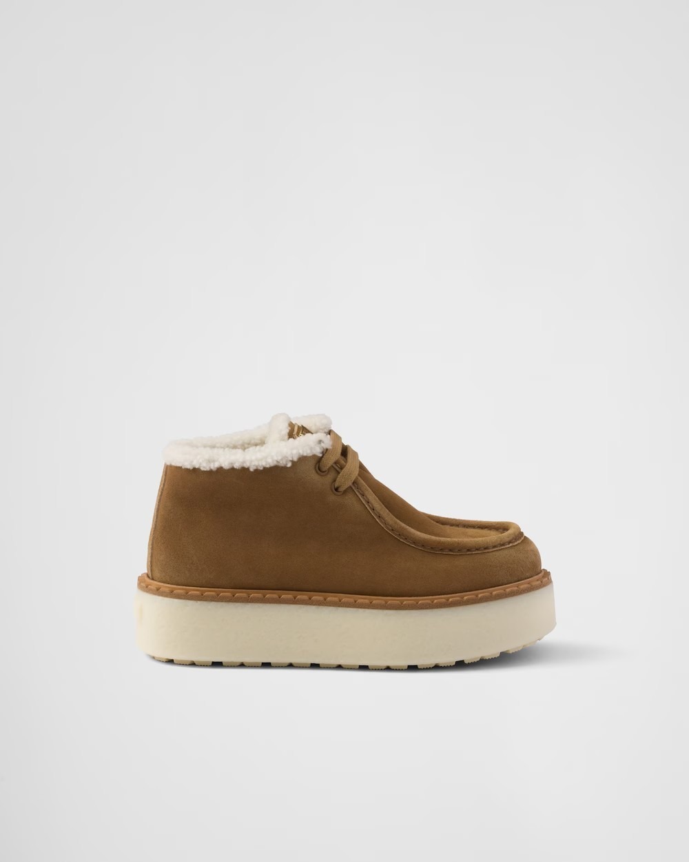 《送料無料》PRADA Suede mid-top sneakers