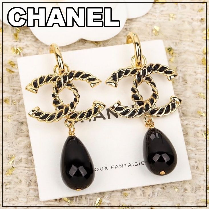 CHANEL 24K《エレガントに揺れる♪》フープピアス