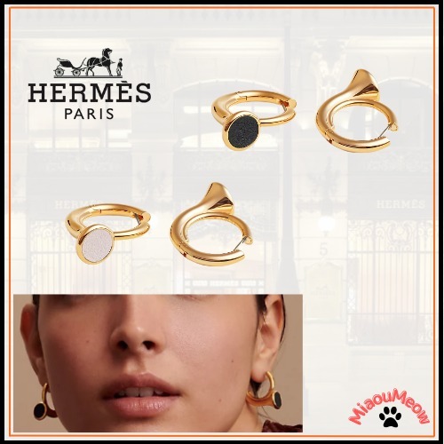 一番人気商品！【HERMES】≪コル H》ピアス (HERMES/ピアス