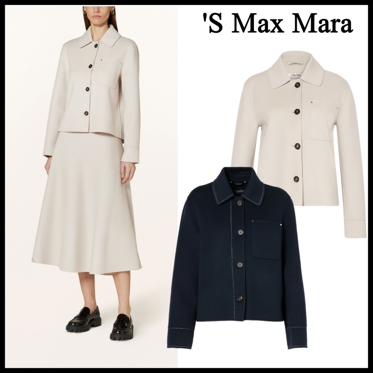 【‘S Max Mara】国内未掲載商品 Wolf ウール シャツジャケット