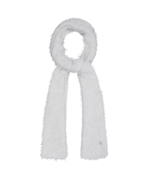 マフラー・ストール WOOALONG Fuzzy muffler WHITE WL244KMF01WWHT