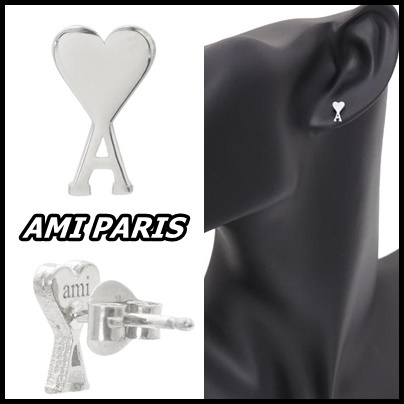 【AMI PARIS】De Kuch Heart logo piercing ★正規品★