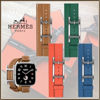 【HERMES】Apple Watch バンド Double Tour 42mm Hapi Attelage