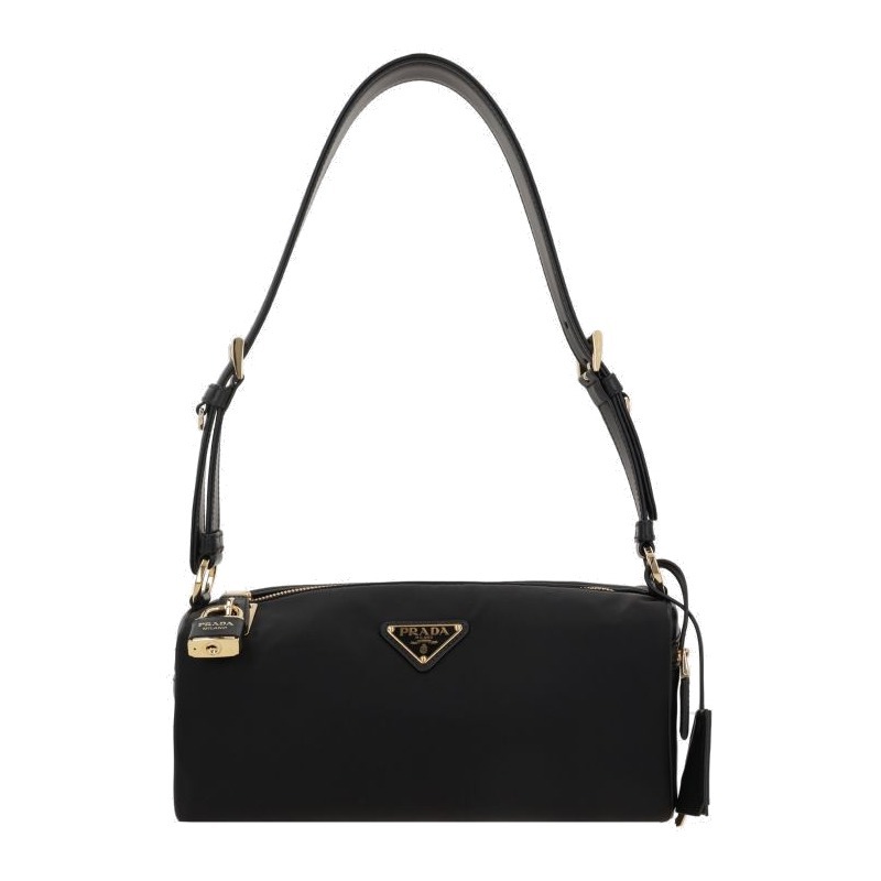 PRADA / ミディアム Re-Nylon xレザー ショルダーバッグ