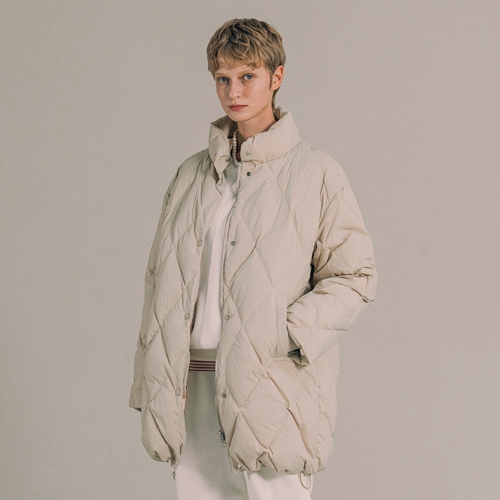 ◇Siyazu◇ SIOT4122 Diamond quilted half padding_Light beige