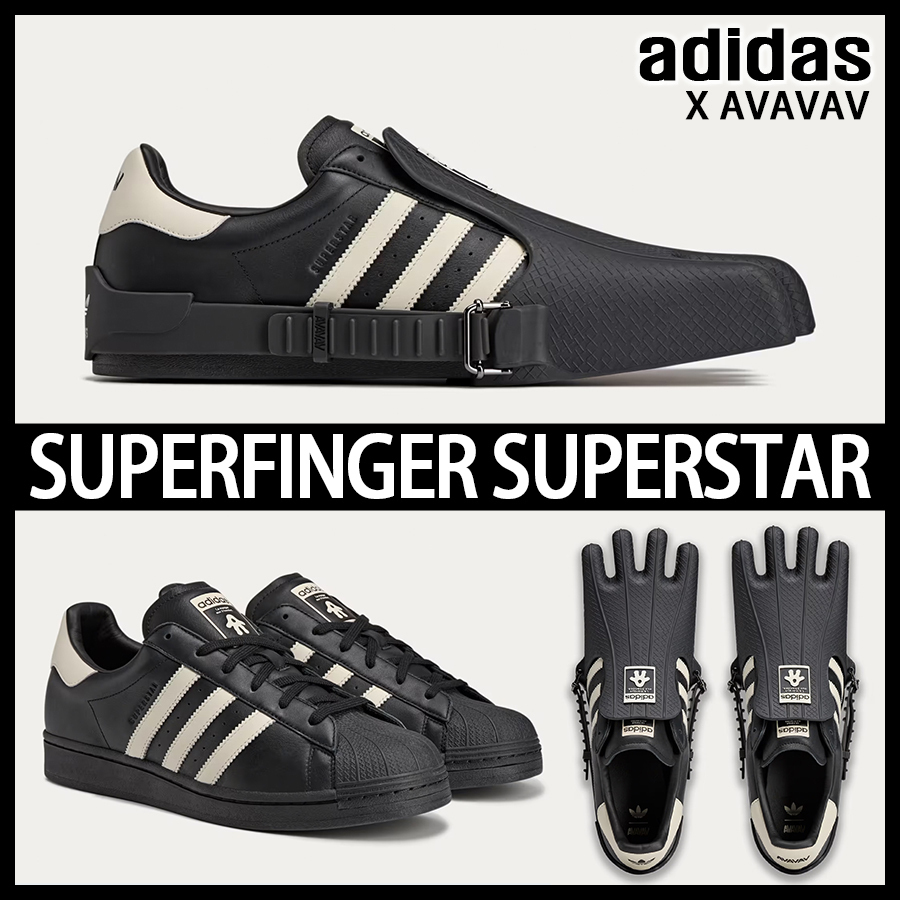 ★adidas originals x AVAVAV★W SUPERFINGER SUPERSTAR★追跡可