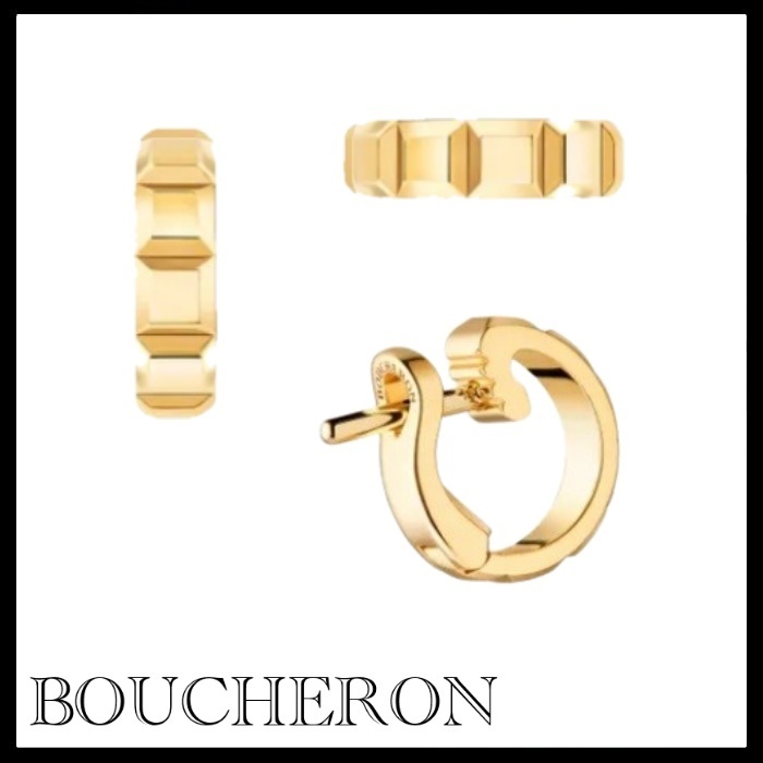 BOUCHERON 国内買付 Quatre de Paris Single クリップイヤリング