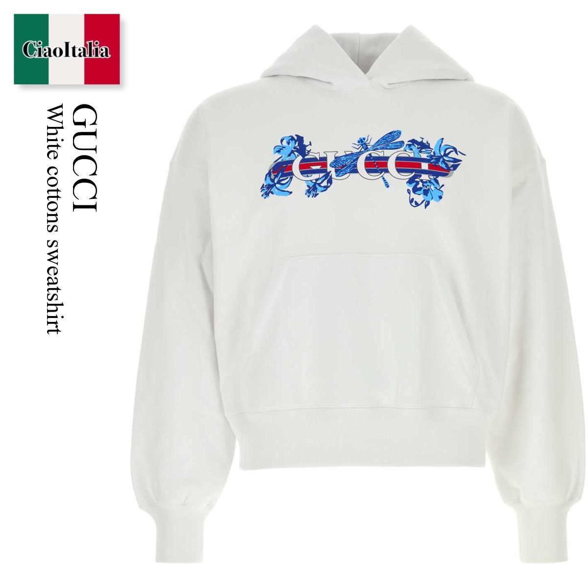 パーカー・フーディ Gucci White Cottons Sweatshirt