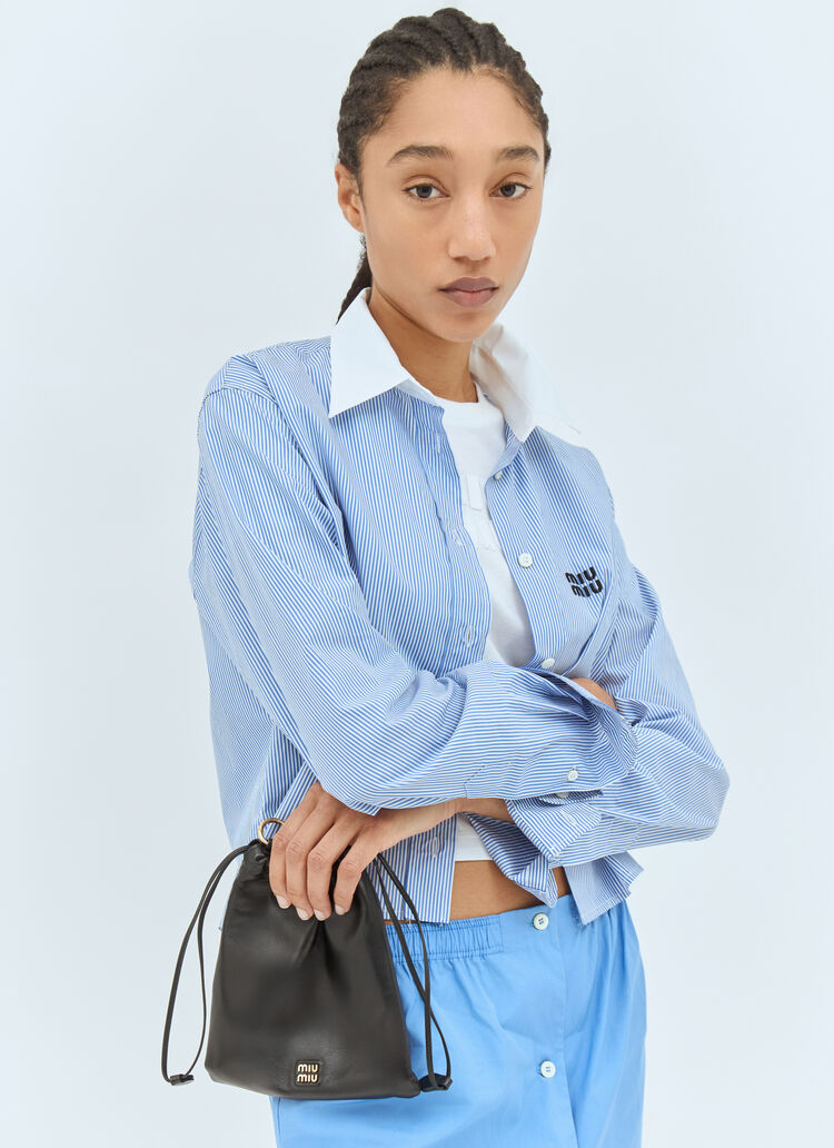国内発】MIU MIU ナッパレザー ポーチ (MiuMiu/ポーチ
