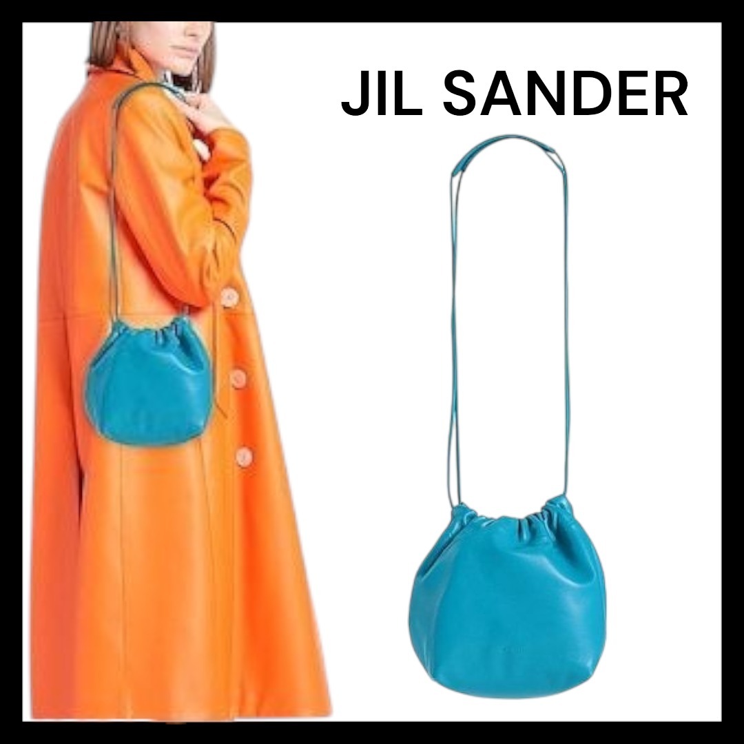 ◆JIL SANDER◆クロスボディバケットレザーバッグ