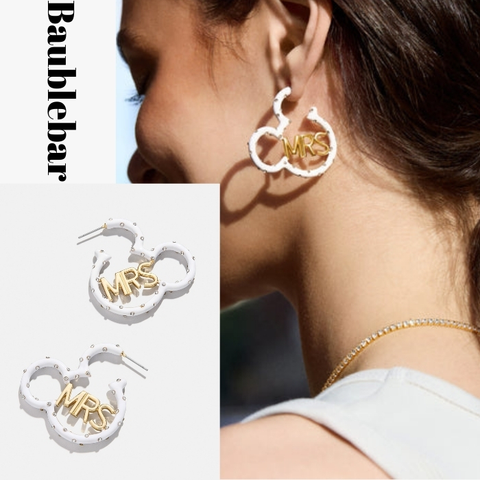 【Baublebar】★ピアス★ Mickey Mouse Disney Mrs. Earrings