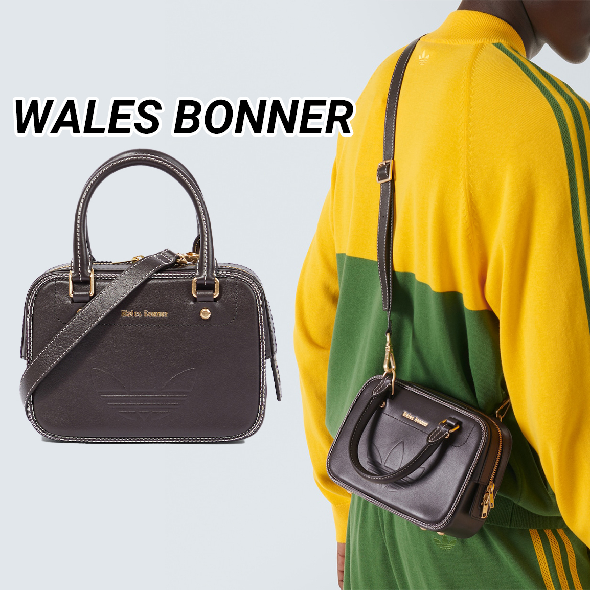 ◆WALES BONNER◆Small leather トートバッグ 送料込