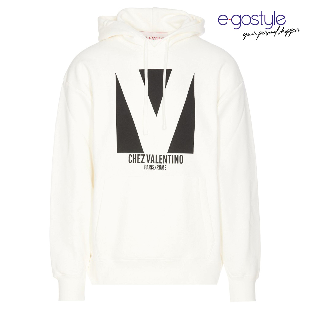 パーカー・フーディ CHEZ VALENTINO PRINT HOODIE