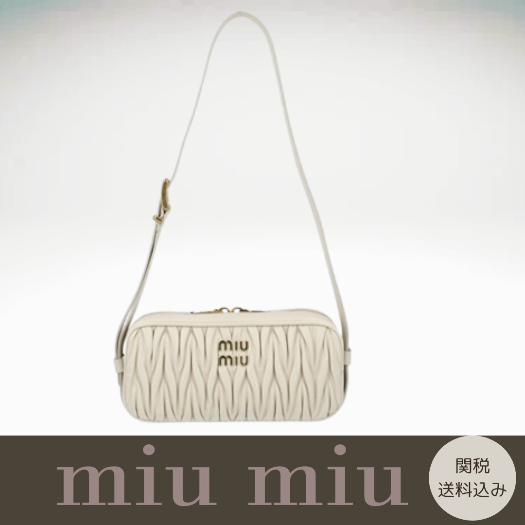 【Miu Miu】ナッパレザーハンドバッグ
