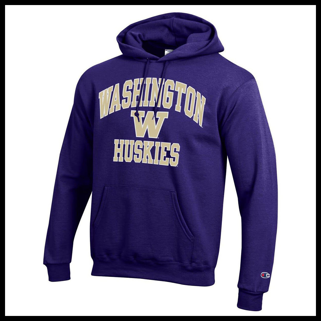 CHAMPION 人気 Washington Huskies プルオーバー フーディ