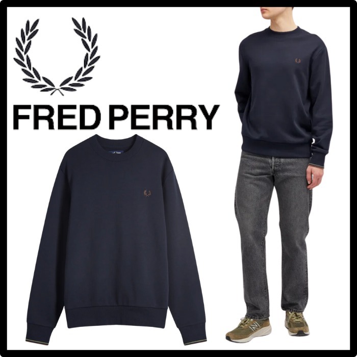 【FRED PERRY】クルー スウェットシャツ ☆関税送料込み☆