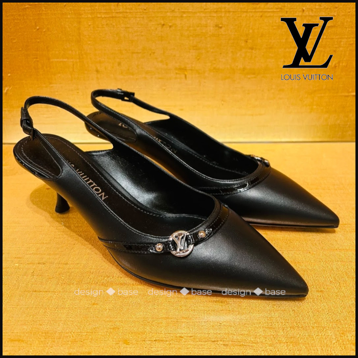 ◆女性らしい【 Louis Vuitton 】Escarpin ouvert 6AM