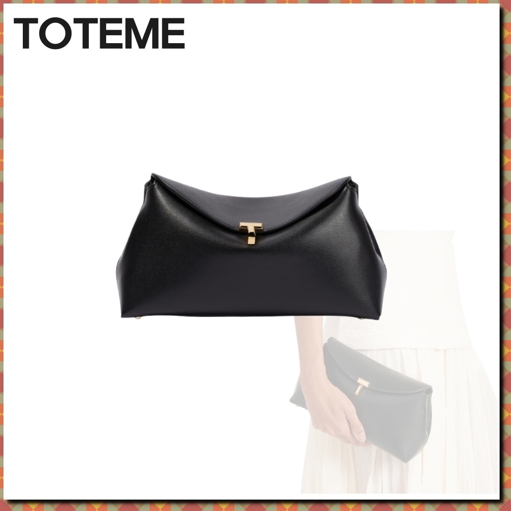 ■Toteme T-Lock スモール 革 クラッチ