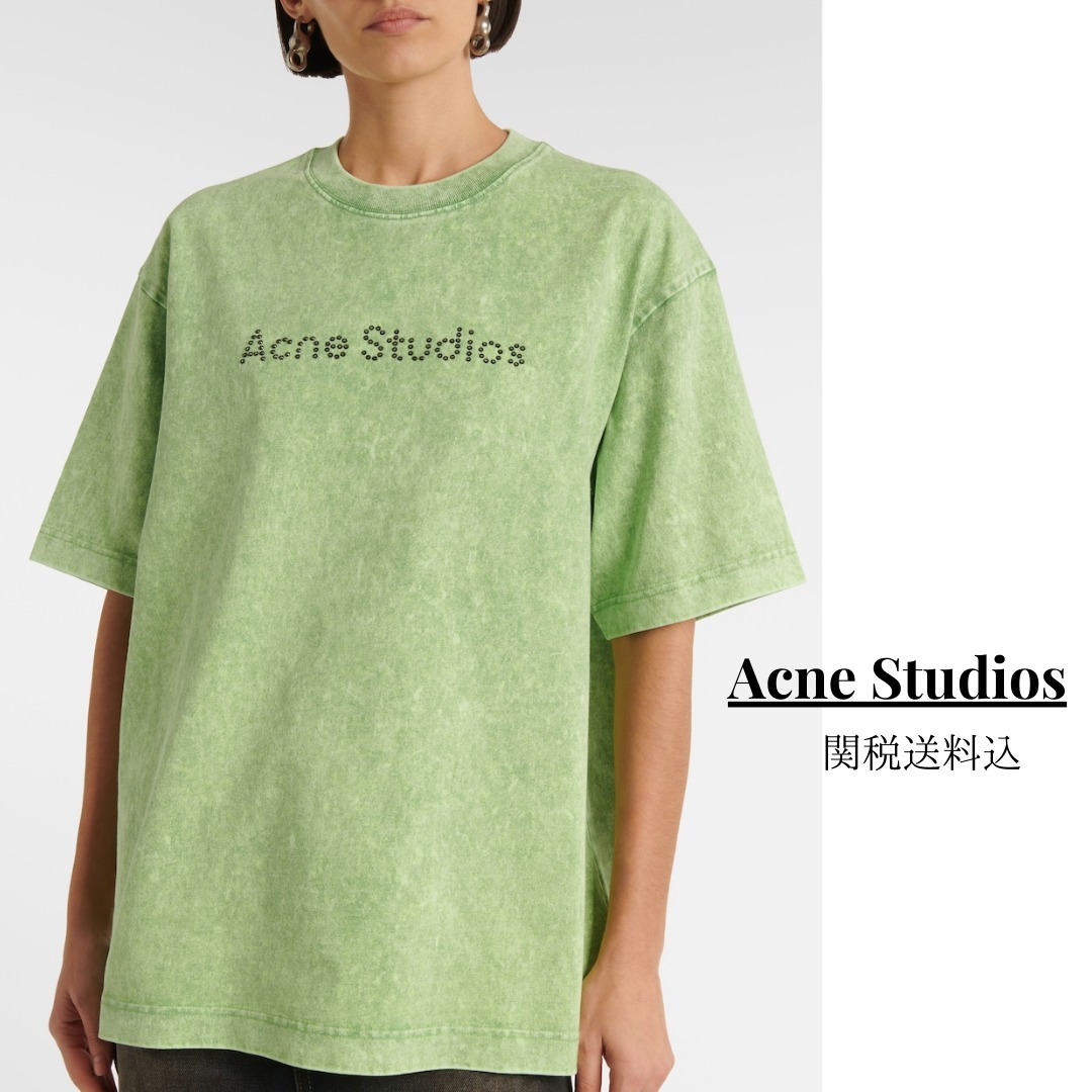 Acne Studio エクスフォードフェイスコットンジャージーTシャツ