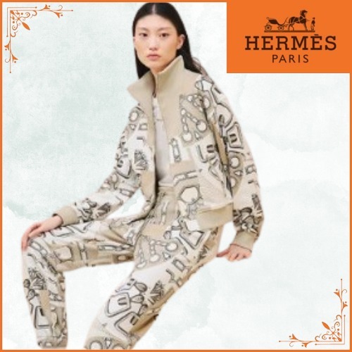 【お洒落】HERMES★ ジッパー付ジャケット