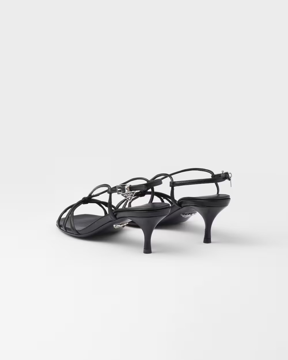 《送料無料》PRADA Heeled leather sandals