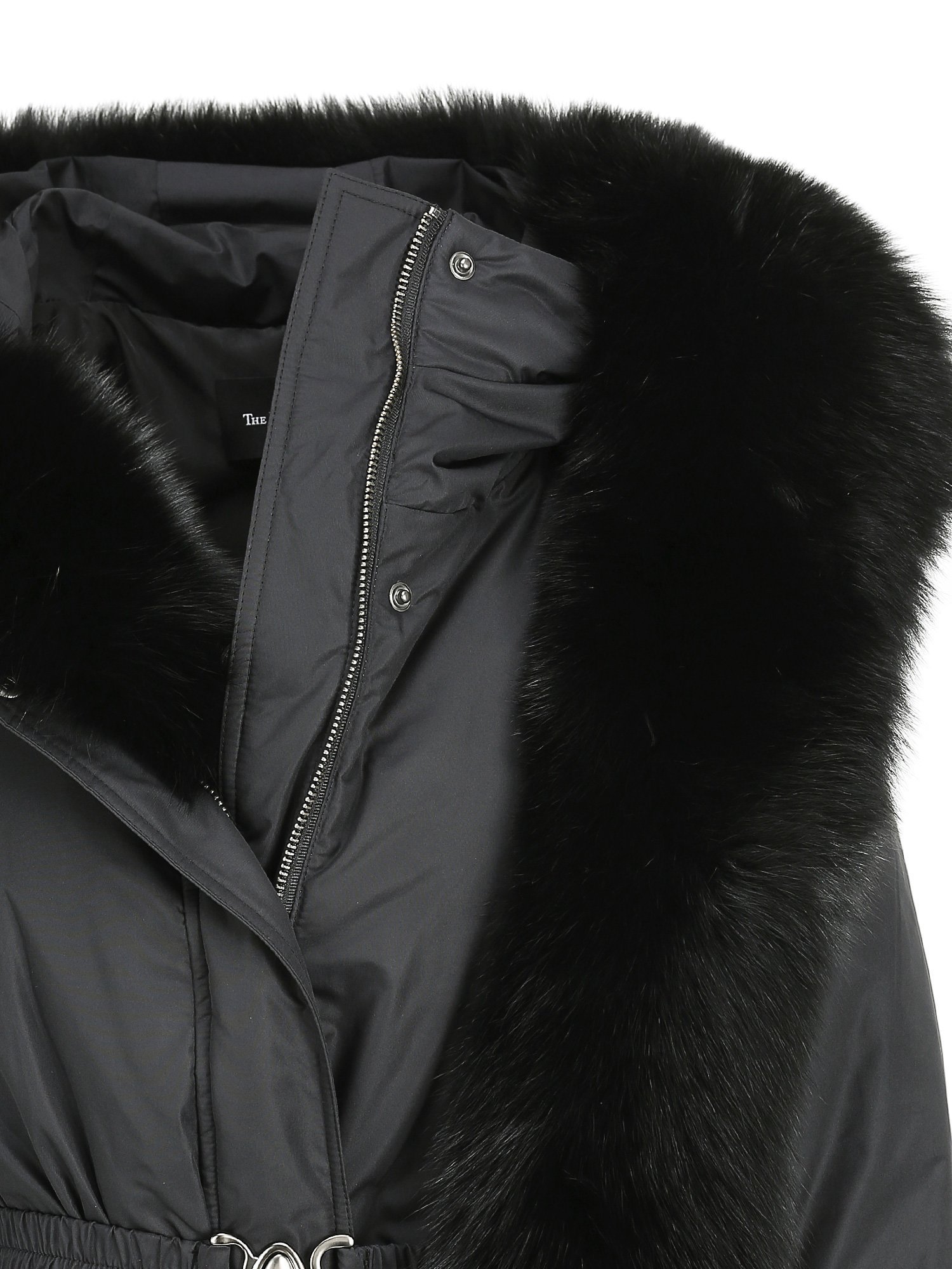◆THE IZZAT COLLECTION ファー配色グースダウンジャンパー ◇THE IZZAT COLLECTION ファー配色グースダウンジャンパー