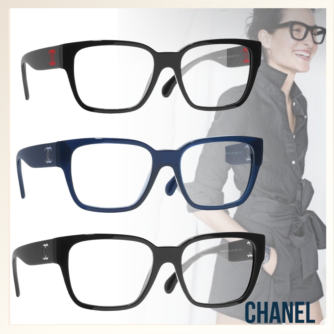 クラシックかつモダンな印象の ≪CHANEL≫ アイウェア スクエア