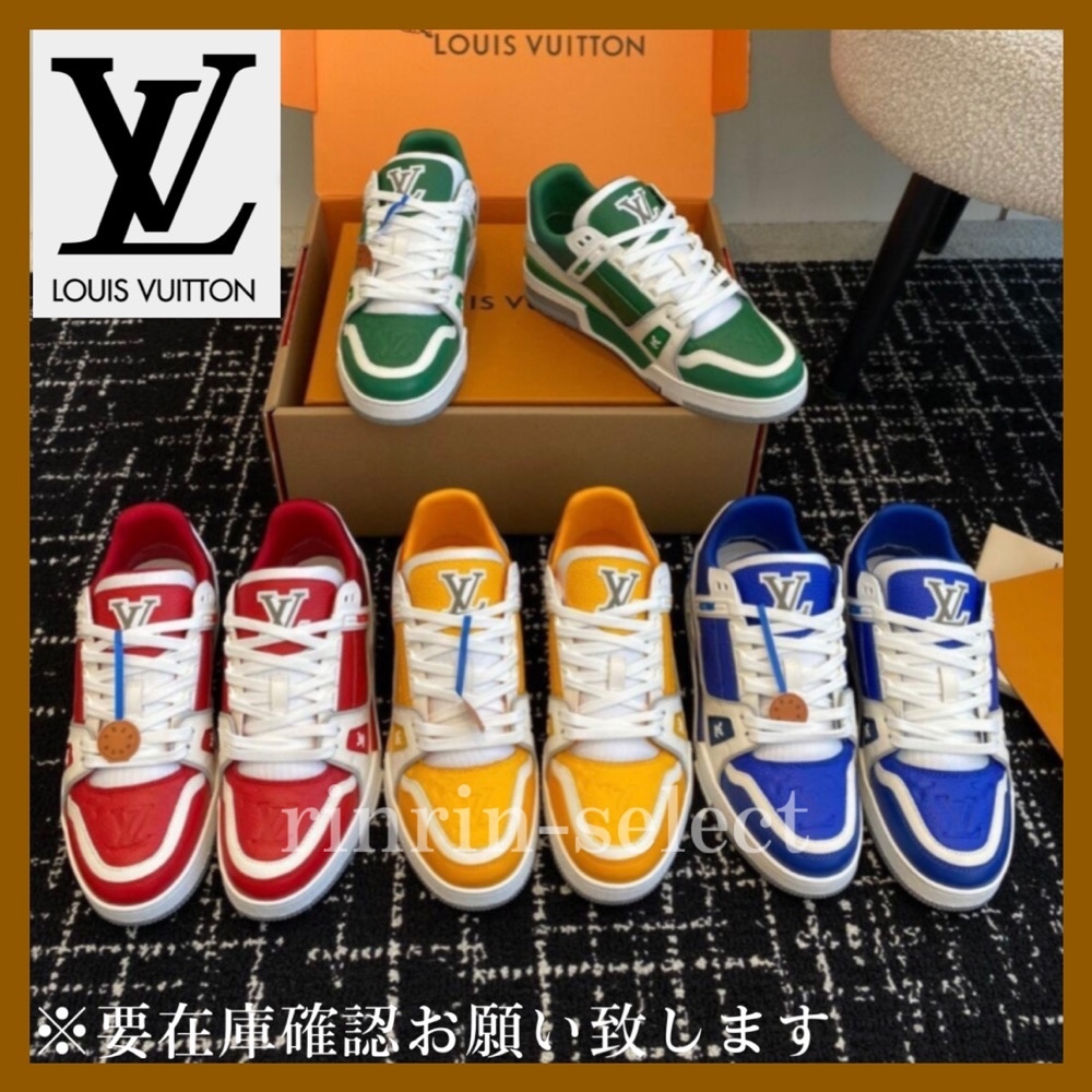 カラバリ♡【LouisVuitton】LV トレーナースニーカー♪